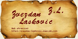 Zvezdan Lasković vizit kartica
